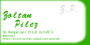 zoltan pilcz business card